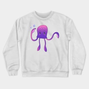 Jun the Happy Squid Crewneck Sweatshirt